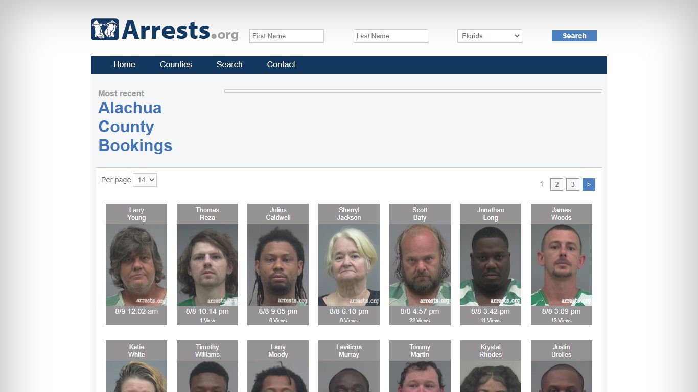 Alachua County Arrests and Inmate Search